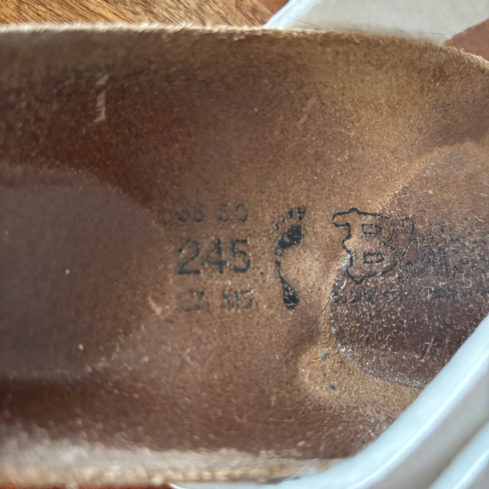 Birki’s Mayori-Style 245 White Strappy Sandal size 7 - Picture 8 of 8